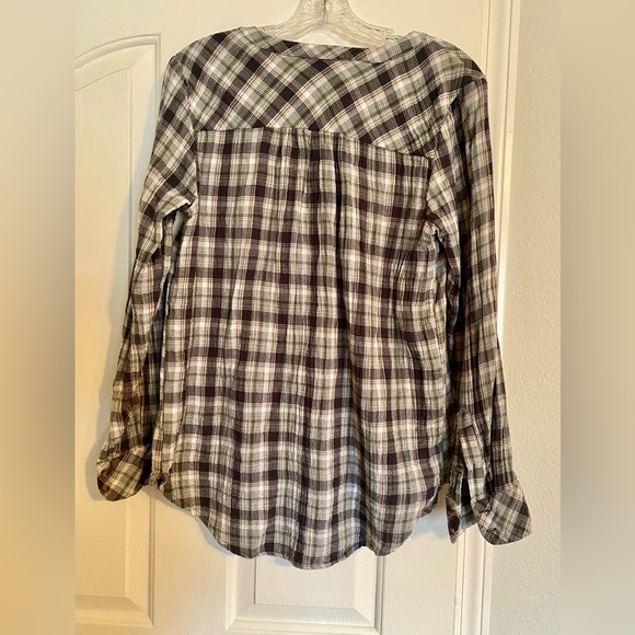 Universal Thread Women’s Gauze Tunic Top Medium M Dark Green - Picture 2 of 4